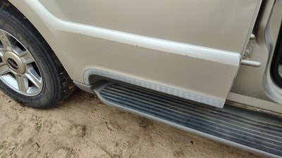 2003 Lincoln Aviator Passenger Right Rear Moulding From Door Back Trim Silver Jp