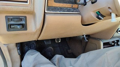 1984 Ford Tempo Lower Dash Under Column Knee Bolster Trim Panel Oem Tan