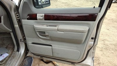 2003 Lincoln Aviator Passenger Right Front Door Trim Panel With Switches Gray Bl