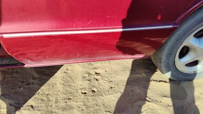1996 Olds 88 Driver Left Rear Moulding From Door Oem Back Trim Strip Red