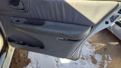 97-05 Century Passenger Right Rear Door Trim Panel With Switches Back Gray 14B