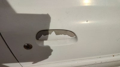 2000-2002 Kia Rio Passenger Right Front Outside Door Handle Oem White