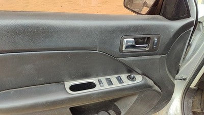 10-12 Fusion Driver Left Front Door Trim Panel With Master Switch Charcoal Fw