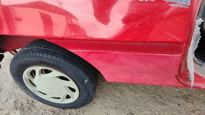 1995 Ford Aspire Passenger Right Rear Moulding On Quarter Panel Oem Red