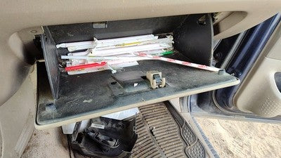 2005 Ford Explorer Glove Box Assembly Complete Door With Latch Oem Tan Gp