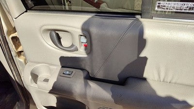 98-01 Bravada Passenger Right Rear Door Trim Panel With Switches Back Pewter 922