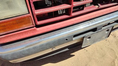 1989-1990 Ford Bronco 2 Trim Strip Between Bumper And Grille Oem Red F0Tz8200C
