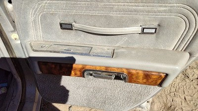 85 Grand Marquis Passenger Right Rear Door Trim Panel With Switches Back Gray