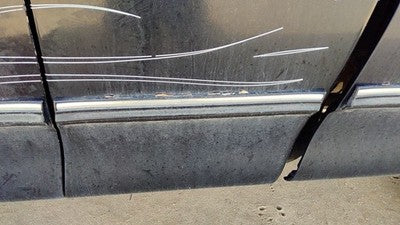 97 98 Ford F150 Driver Left Rear Moulding From Door Oem Back Trim Strip Black Ua