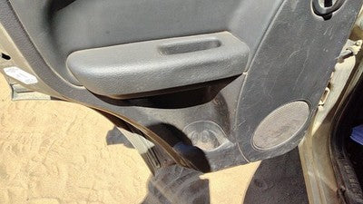 02-04 Jeep Liberty Driver Left Rear Door Trim Panel With Switches Back Gray Dv