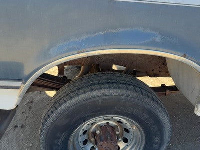1992 Ford F250 Passenger Right Rear Wheel Flare Moulding Oem Back