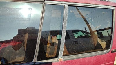 1991-1994 S10 Blazer Passenger Right Rear Vent Window Back Door Glass With Frame