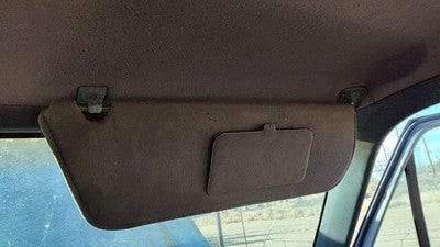 1989 F250 Pickup Passenger Right Sun Visor Oem Gray