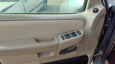04-05 Ford Explorer Driver Left Front Door Trim Panel With Master Switch Tan Gp