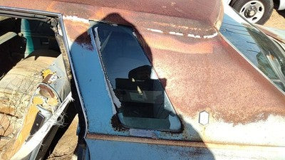 73-77 Supreme Driver Left Rear Quarter Glass Back Side Window 2 Door Coupe