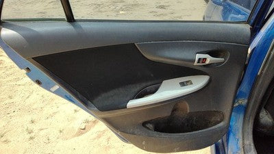 09 10 Corolla Driver Left Rear Inside Door Trim Panel Wth Switches Back Charcoal