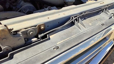 1987-1991 Ford F150 Top Plastic Cover Above Radiator Support Oem Upper Shield