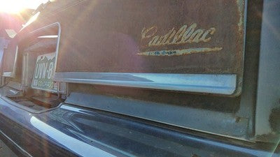 1984 Deville Sedan Chrome Rear Trim On Trunk Oem Deck Lid