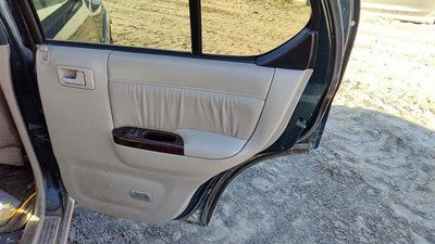 2000 Passport Passenger Right Rear Door Trim Panel With Switches Back Bge Beige
