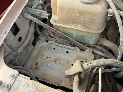 1997 Ford F250 Complete Battery Box Mount Tray With Hold Down Oem 15159821