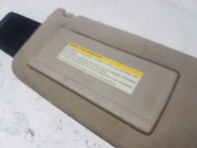 1996 Eldorado Passenger Side Right Sun Visor Assembly Tan Lighted Extendable