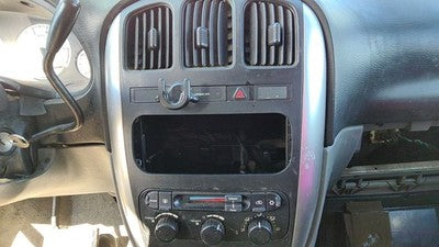 2005-2007 Town & Country Trim Bezel Around Radio Surround Dash Panel Oem Gray