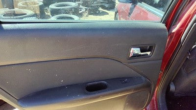 10-12 Ford Fusion Driver Left Rear Door Trim Panel With Switches Back Black Dw