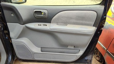 01-03 Toyota Sienna Passenger Right Front Door Trim Panel With Switches Gray 11