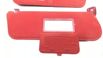 1989 Ford F150 Pair Of Sun Visors Left Right Bolts Hardware Oem Rh Red