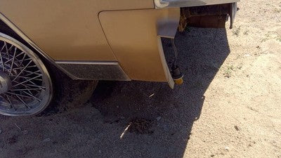 1985 Olds 88 Passenger Right Moulding From Fender Oem Trim Strip Gold