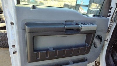 2011-2016 Ford F250 Driver Left Front Door Trim Panel With Master Switch Gray 3S
