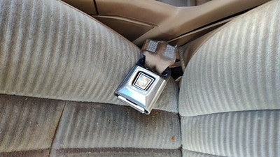 1984 Ford Tempo Driver Left Front Seat Belt Buckle Receiver Oem Tan