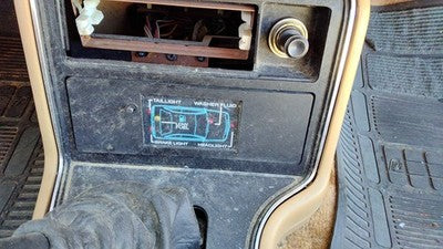 1984 Ford Tempo Indicator Screen Panel Display Oem