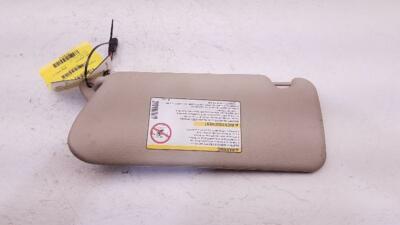 RH Passenger Right Sun Visor Without Illumination Fits 04-09 SRX Tan