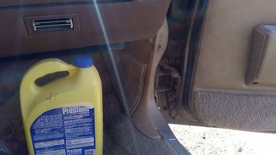 1985 Olds 88 Passenger Right Lower Kick Trim Panel Oem Tan