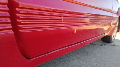 1993 Grand Prix Driver Left Front Moulding From Door Oem Trim Strip Red 2 Door