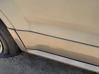 04-05 Srx Passenger Right Rear Moulding From Door Oem Back Trim Strip Silver 42U