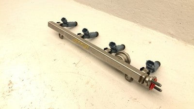 2010-2013 Kia Forte Complete Fuel Rail With Injectors Set Loaded Oem 2.4L