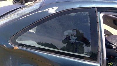 1996-2000 Honda Civic Passenger Right Rear Quarter Glass Back Side Window Oem