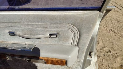 85 Grand Marquis Passenger Right Front Door Trim Panel With Switches Gray