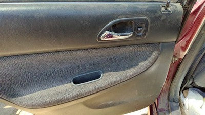 1994-1995 Honda Accord Driver Left Rear Door Trim Panel With Switches Back Gray