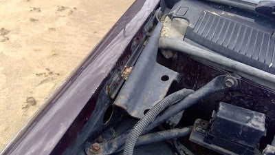 93-96 Cadillac Fleetwood Passenger Right Hood Hinge Assembly Oem Maroon 10109664