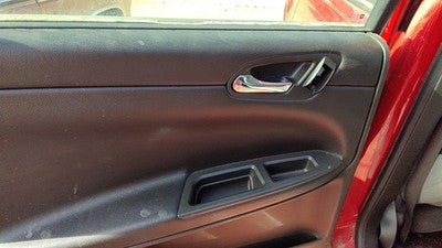 09-16 Chevy Impala Driver Left Rear Door Trim Panel With Switches Back Ebony 19C