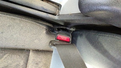 06-11 Ford Fusion Driver Left Front Seat Belt Buckle Receiver Dw Charcoal Black
