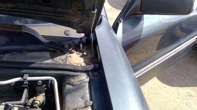 1989-1998 Mitsubishi Galant Vr-4 Driver Left Hood Hinge Assembly Oem Green
