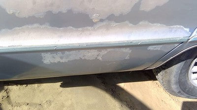 1991 Chevy Caprice Driver Left Rear Moulding From Door Oem Back Trim Strip Blue