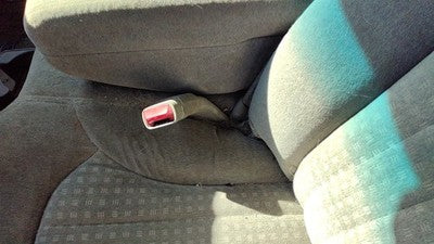 1999 S10 Blazer Passenger Right Front Seat Belt Buckle Receiver Oem Gray 92H