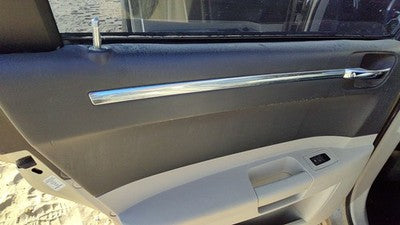 05-07 Chrysler 300 Driver Left Rear Door Trim Panel With Switches Back Gray D1