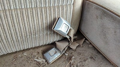 1981 Chevy Malibu Passenger Right Front Seat Belt Buckle Receiver Oem Tan 4 Door