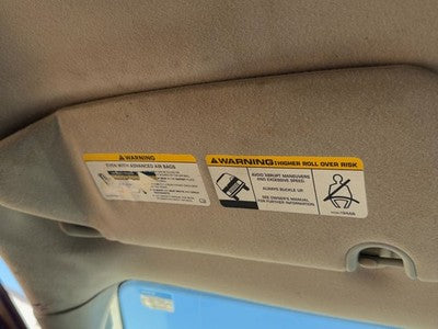 2004-2005 Dodge Durango Driver Left Sun Visor Oem Gray Hjj1 0Zc351D1Ab